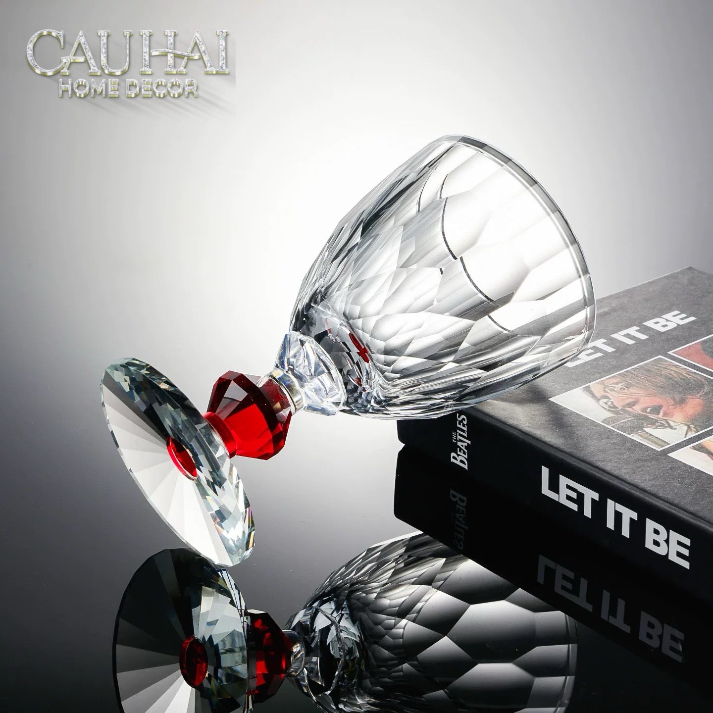Maison Couture - Ly Pha Lê Cristalleries Goblet Burgundy Glasses 270ml