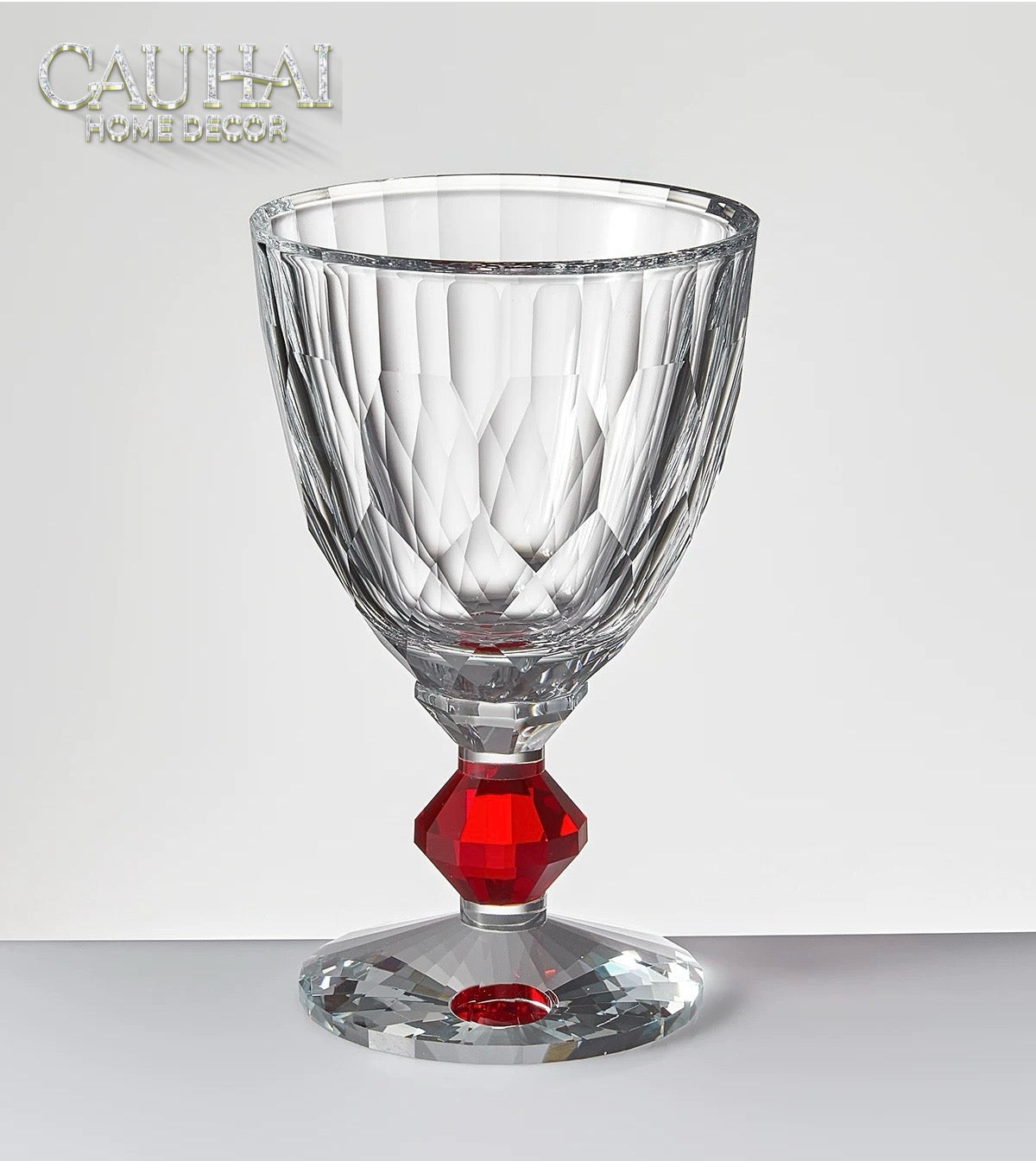 Maison Couture - Ly Pha Lê Cristalleries Goblet Burgundy Glasses 270ml