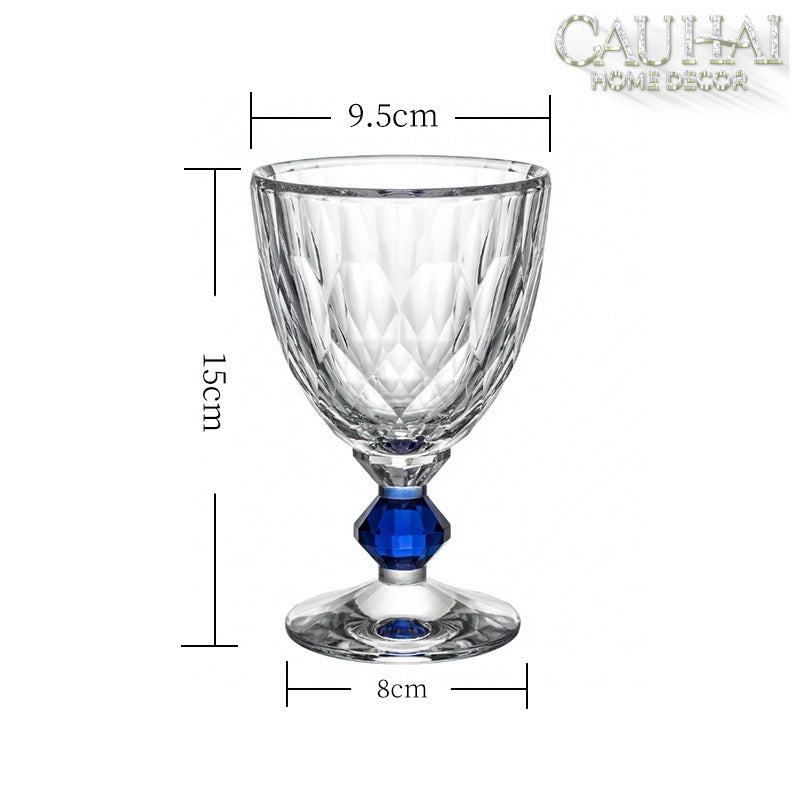 Maison Couture - Ly Pha Lê Cristalleries Goblet Burgundy Glasses 270ml