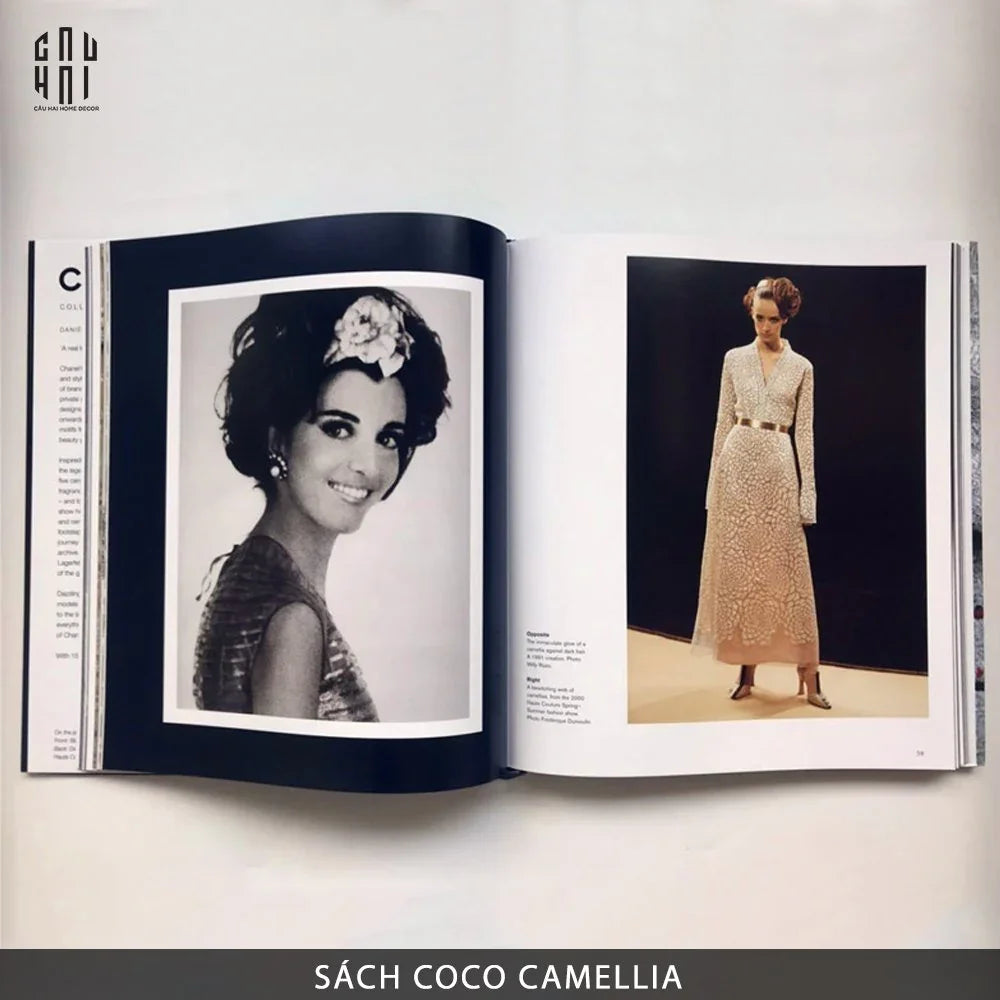 Maison Couture - Sách Fashion Runway - Coco Camélia 25x29x2.5-SÁCH TRANG TRÍ-CẬU HAI HOME DECOR