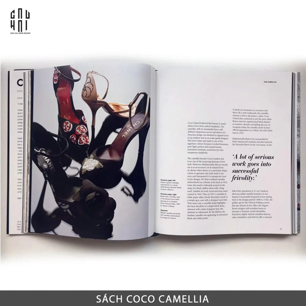 Maison Couture - Sách Fashion Runway - Coco Camélia 25x29x2.5-SÁCH TRANG TRÍ-CẬU HAI HOME DECOR