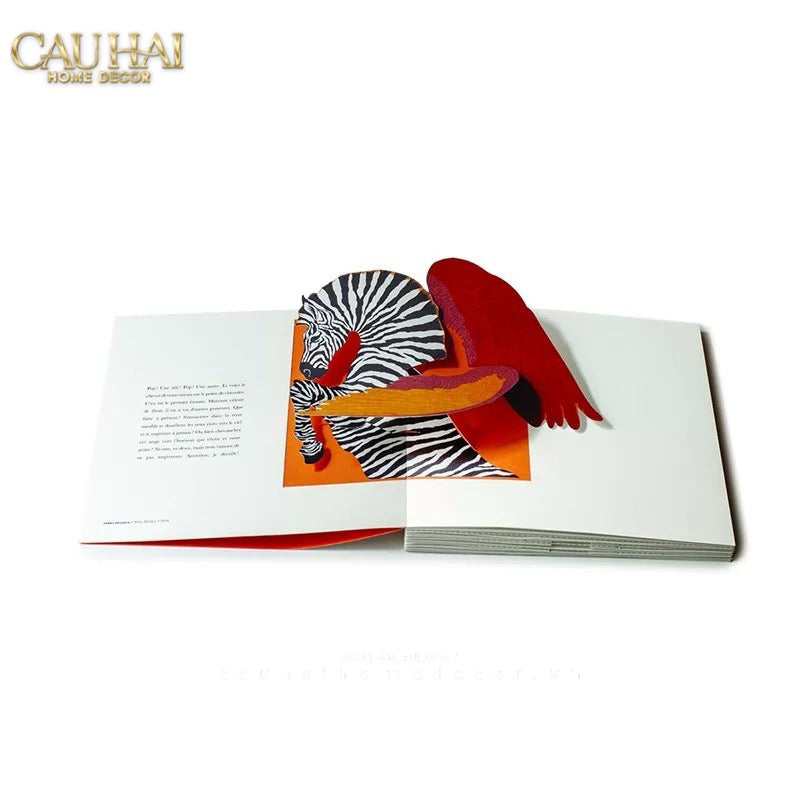 Maison Couture - Sách Fashion Runway Pop-up H Class Luxury Silk Scarf 21.6x21.6x3.2