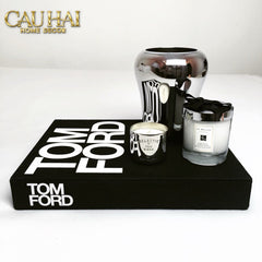 Maison Couture - Sách Fashion Runway Tom Ford 002 - Noir / Blanc / Gris-CẬU HAI HOME DECOR