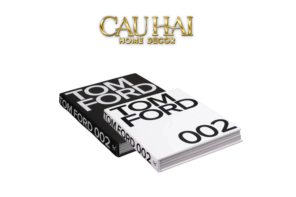 Maison Couture - Sách Fashion Runway Tom Ford 002 - Noir / Blanc / Gris-SÁCH TRANG TRÍ-Đối tác tại Trung Quốc theo từng đơn đặt hàng-CẬU HAI HOME DECOR