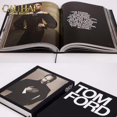 Maison Couture - Sách Fashion Runway Tom Ford 002 - Noir / Blanc / Gris-CẬU HAI HOME DECOR