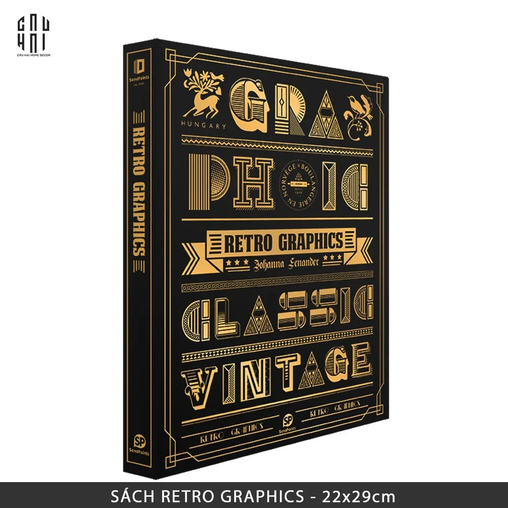Maison Couture - Sách Retro Graphics Classic Vintage-SÁCH TRANG TRÍ-CẬU HAI HOME DECOR