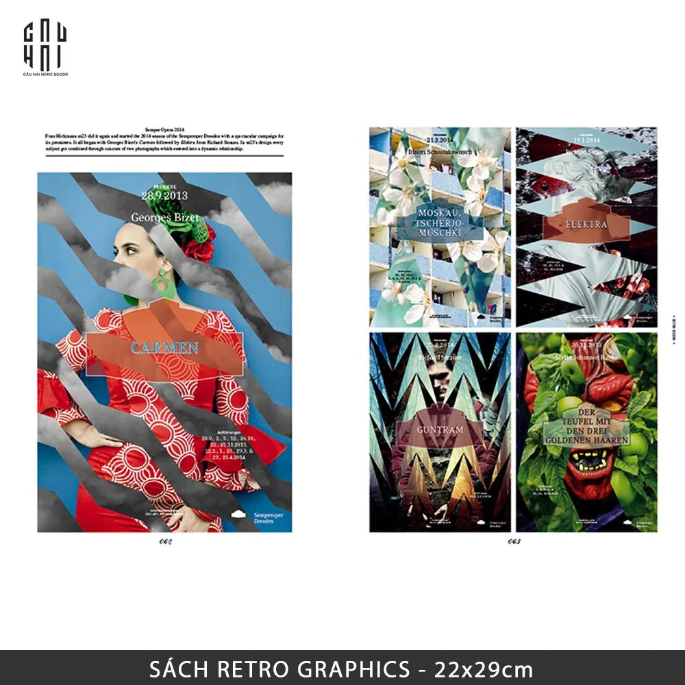 Maison Couture - Sách Retro Graphics Classic Vintage-SÁCH TRANG TRÍ-CẬU HAI HOME DECOR