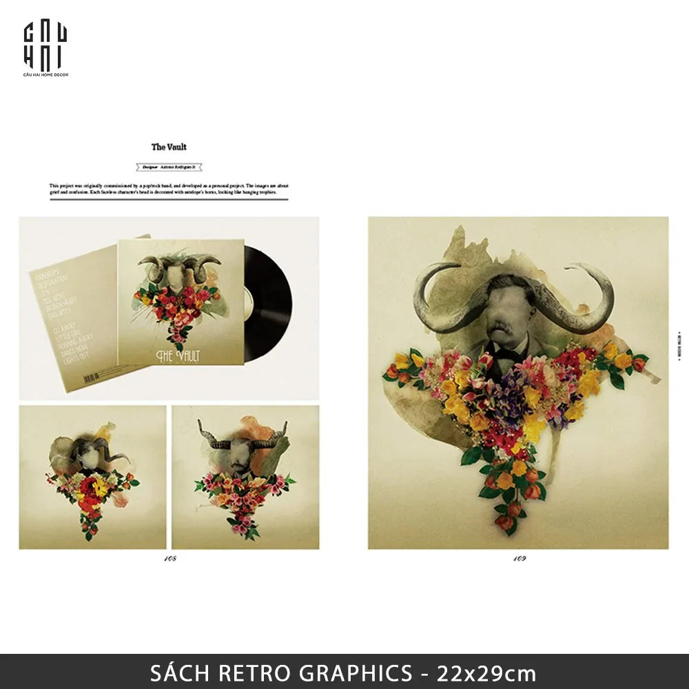 Maison Couture - Sách Retro Graphics Classic Vintage-SÁCH TRANG TRÍ-CẬU HAI HOME DECOR