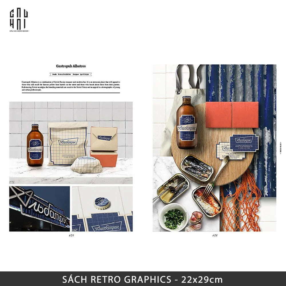 Maison Couture - Sách Retro Graphics Classic Vintage-SÁCH TRANG TRÍ-CẬU HAI HOME DECOR