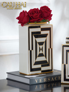 Maison Couture - Set 2 Bình Hoa Carré D’Art Medusa H27/34-BÌNH HOA-CẬU HAI HOME DECOR