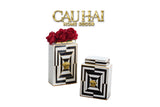 Maison Couture - Set 2 Bình Hoa Carré D’Art Medusa H27/34-BÌNH HOA-CẬU HAI HOME DECOR