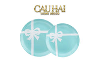 Maison Couture - Set 2 Đĩa Tiệc Trà Élégance Turquoise Ribbon-SET BÌNH TRÀ-CẬU HAI HOME DECOR