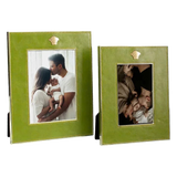Maison Couture - Set 2 Khung Ảnh Da Cadre Cuir Vert Mousse Élégance - CẬU HAI HOME DECOR