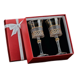 Maison Couture -  Gift Set 2 Ly Vang Đỏ Pha Lê  Walter Russo Cristalleries Wine Glasses 270ml