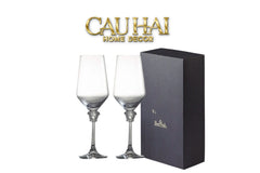 Maison Couture - Set 2 Ly Medusa Firma Lusso 476Ml Vino Rosso Glasses Full Box-LY THỦY TINH-CẬU HAI HOME DECOR