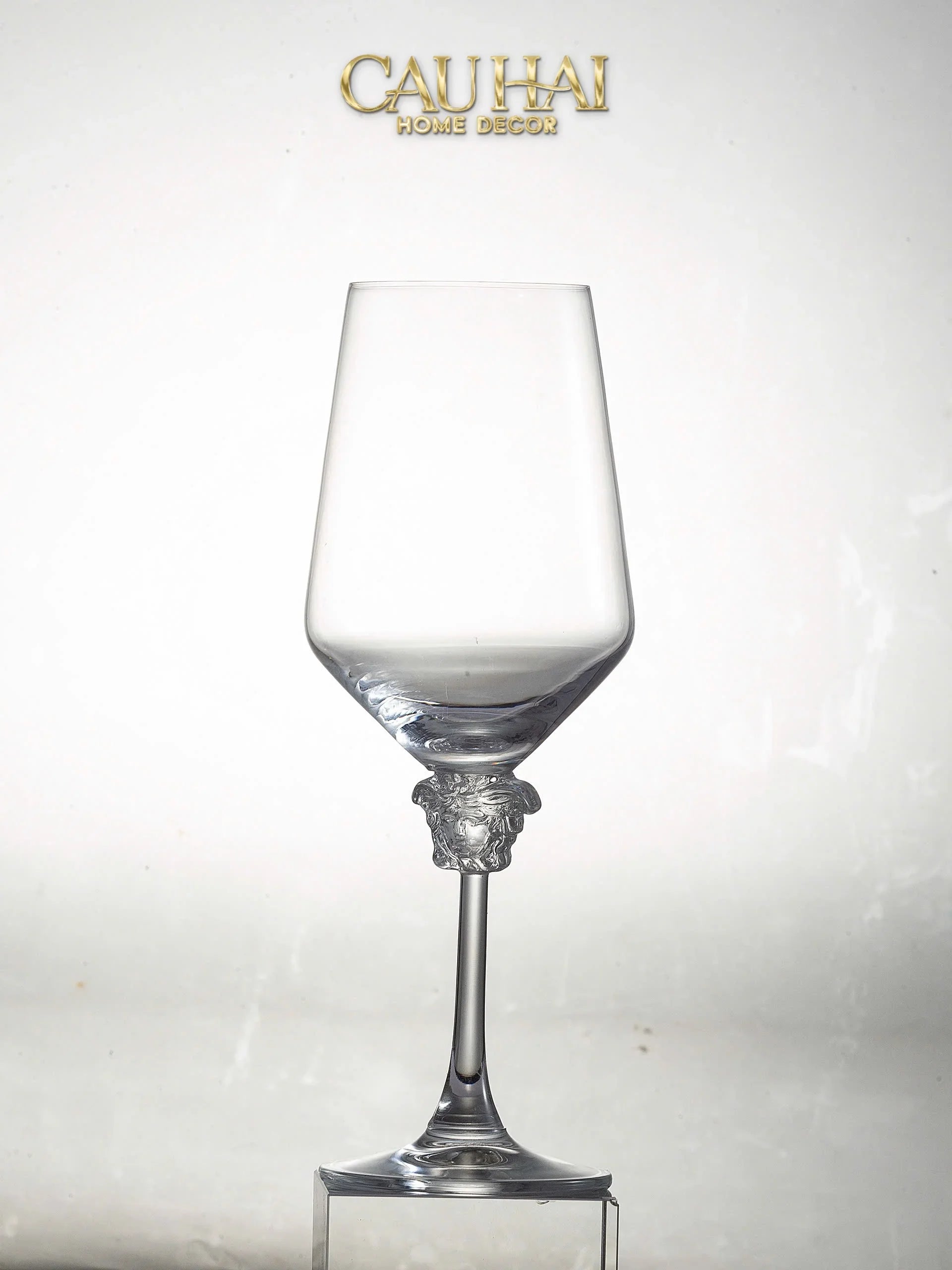 Maison Couture - Set 2 Ly Medusa Firma Lusso 476Ml Vino Rosso Glasses Full Box-LY THỦY TINH-CẬU HAI HOME DECOR