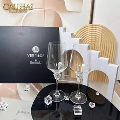 Maison Couture - Set 2 Ly Medusa Firma Lusso 476Ml Vino Rosso Glasses Full Box-LY THỦY TINH-CẬU HAI HOME DECOR