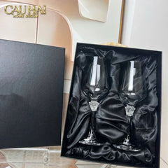Maison Couture - Set 2 Ly Medusa Firma Lusso 476Ml Vino Rosso Glasses Full Box-LY THỦY TINH-CẬU HAI HOME DECOR