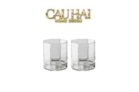 Maison Couture - Set 2 Ly Pha Lê Medusa V Class Cristalleries Facetté Rock Lowball Glasses 170ml-LY THỦY TINH-CẬU HAI HOME DECOR