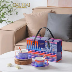 Maison Couture – Gift Set Bình Trà 6 Tách - Prismatique Royale Arlequin 13pcs.-SET BÌNH TRÀ-CẬU HAI HOME DECOR