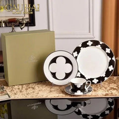 Maison Couture - Set 2 Tách Trà Château Clover Signature - L’Atelier Rayé Tasses & Soucoupes 4pcs-CẬU HAI HOME DECOR