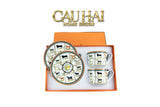 Maison Couture - Set 2 Tách Trà H Class Couvertures et Tenues Scarf Équestre-BỘ BÌNH TRÀ-CẬU HAI HOME DECOR