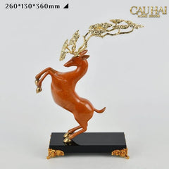Maison Couture - Set 2 Tượng Thiên Gạc Hươu Les Cerfs Jumeaux à la Ramure Divine 37/44-TƯỢNG TRANG TRÍ-CẬU HAI HOME DECOR
