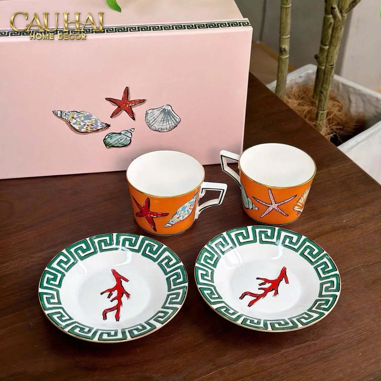 Maison Couture - Set 4 Đĩa Tráng Miệng 20cm Ginori 8" Labirito Héritage Dinner/Desert Plates Set 4pcs-SET CHÉN DĨA-CẬU HAI HOME DECOR