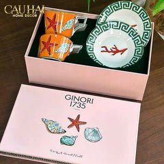 Maison Couture - Set 4 Đĩa Tráng Miệng 20cm Ginori 8" Labirito Héritage Dinner/Desert Plates Set 4pcs-SET CHÉN DĨA-CẬU HAI HOME DECOR