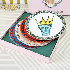 Maison Couture - Set 4 Đĩa Tráng Miệng 20cm Ginori 8" Labirito Héritage Dinner/Desert Plates Set 4pcs-SET CHÉN DĨA-CẬU HAI HOME DECOR