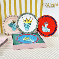 Maison Couture - Set 4 Đĩa Tráng Miệng 20cm Ginori 8" Labirito Héritage Dinner/Desert Plates Set 4pcs-SET CHÉN DĨA-CẬU HAI HOME DECOR