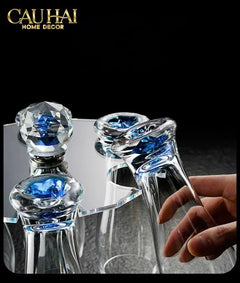 Maison Couture - Set 6 Ly Bia Thuỷ Tinh Oceanami & Cristalleries Stemware Rack 320Ml-CẬU HAI HOME DECOR