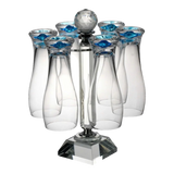 Maison Couture - Set 6 Ly Bia Thuỷ Tinh  Oceanami  & Cristalleries  Stemware Rack 320Ml