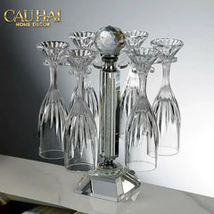 Maison Couture - Set 6 Ly Pha Lê Champane Facetté Éclat Cristalleries Champagne Glasses 170ml-LY THỦY TINH-CẬU HAI HOME DECOR