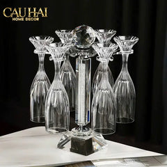 Maison Couture - Set 6 Ly Pha Lê Champane Facetté Éclat Cristalleries Champagne Glasses 170ml-LY THỦY TINH-CẬU HAI HOME DECOR