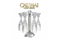 Maison Couture - Set 6 Ly Pha Lê Champane Facetté Éclat Cristalleries Champagne Glasses 170ml-LY THỦY TINH-CẬU HAI HOME DECOR