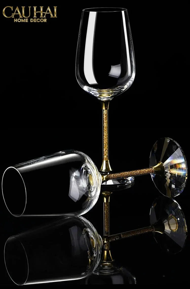 Maison Couture - Set Bình Decanter Ritz - Carlton Leather Box 8 Ly 430Ml-BÌNH RƯỢU-CẬU HAI HOME DECOR