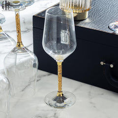 Maison Couture - Set Bình Decanter Ritz - Carlton Leather Box 8 Ly 430Ml-BÌNH RƯỢU-CẬU HAI HOME DECOR