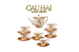 Maison Couture - Set Bình Trà 6 Tách Hoàng Kim Hưng Vượng Oriental Héritage Tea Set 15pcs-SET BÌNH TRÀ-CẬU HAI HOME DECOR