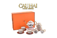 Maison Couture - Set Bình Trà H Class Legacy Équestre Héritage Harnais · Théière Ronde 15Pcs Tea Set-SET BÌNH TRÀ-CẬU HAI HOME DECOR