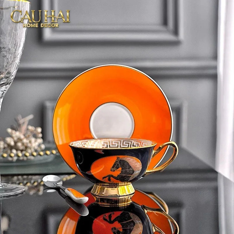 Maison Couture - Set Bình Trà Regal Legendary Impérial Noble Équestre Tea Set 15pcs-CẬU HAI HOME DECOR