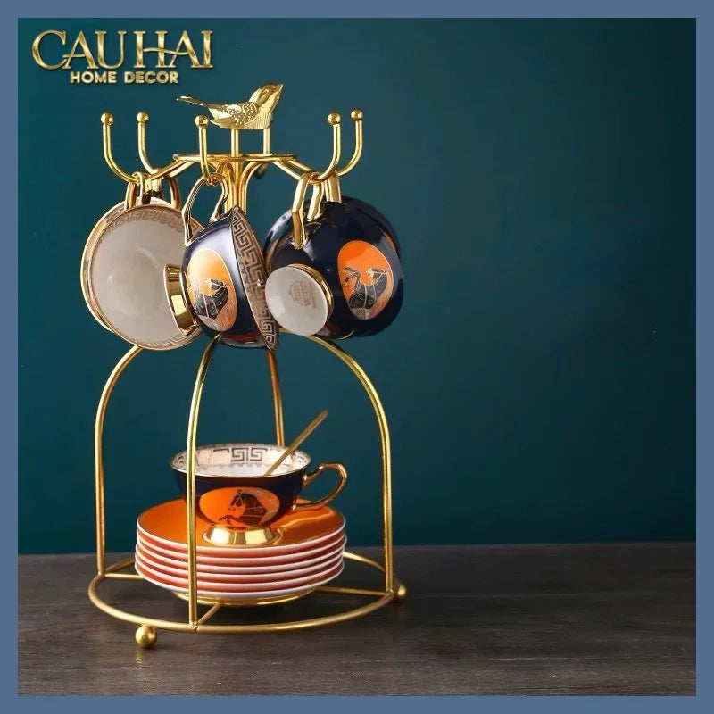 Maison Couture - Set Bình Trà Regal Legendary Impérial Noble Équestre Tea Set 15pcs-BỘ BÌNH TRÀ-CẬU HAI HOME DECOR