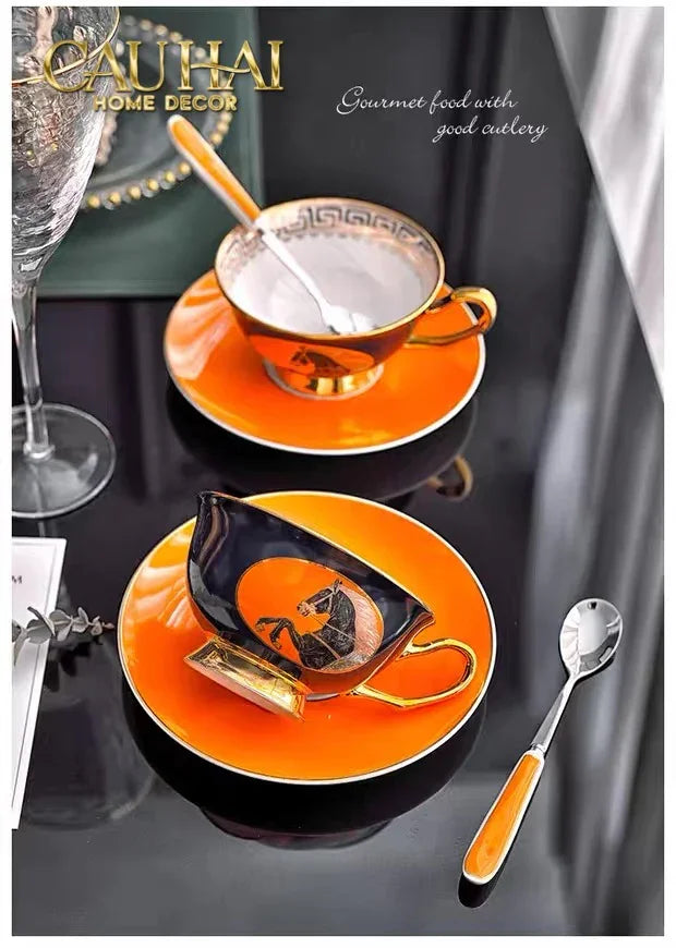 Maison Couture - Set Bình Trà Regal Legendary Impérial Noble Équestre Tea Set 15pcs-BỘ BÌNH TRÀ-CẬU HAI HOME DECOR