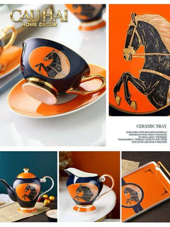 Maison Couture - Set Bình Trà Regal Legendary Impérial Noble Équestre Tea Set 15pcs-CẬU HAI HOME DECOR