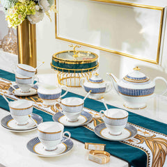 Maison Couture - Set Bình Trà Royal Dynasty 21 Pcs Ss25-SET BÌNH TRÀ-CẬU HAI HOME DECOR