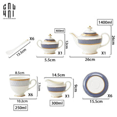 Maison Couture - Set Bình Trà Royal Dynasty 21 Pcs Ss25-SET BÌNH TRÀ-CẬU HAI HOME DECOR