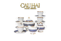 Maison Couture - Set Bình Trà Royal Dynasty 21 Pcs Ss25-SET BÌNH TRÀ-CẬU HAI HOME DECOR