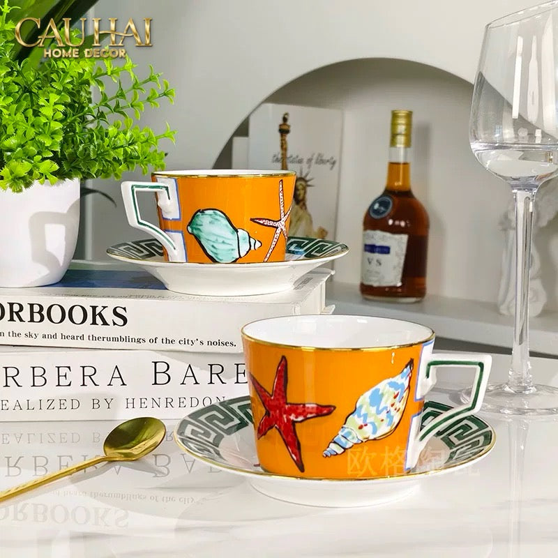 Maison Couture - Set Bình Trà. Ginori Labirito Verde Héritage Tea Set 5 Pcs Giftbox - CẬU HAI HOME DECOR