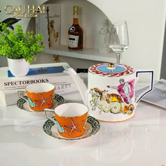 Maison Couture - Set Bình Trà. Ginori Labirito Verde Héritage Tea Set 5 Pcs Giftbox-SET BÌNH TRÀ-CẬU HAI HOME DECOR