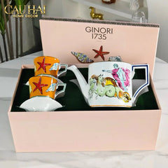 Maison Couture - Set Bình Trà. Ginori Labirito Verde Héritage Tea Set 5 Pcs Giftbox-SET BÌNH TRÀ-CẬU HAI HOME DECOR